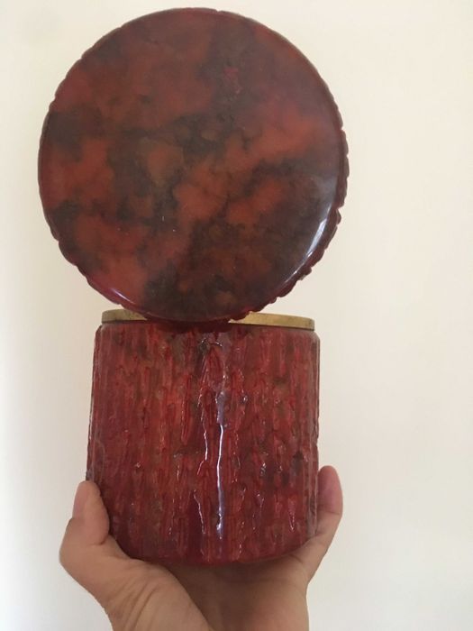 Cinzeiro e Cigarreira em alabastro