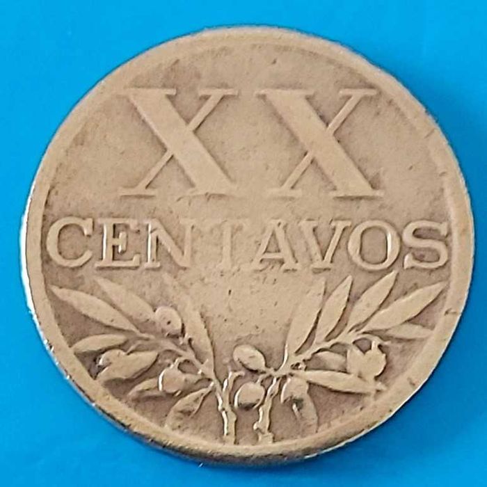 XX Centavos de 1943, Republica Portuguesa