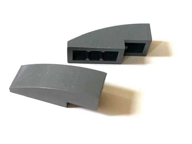 LEGO Skos Slope Curved 3x1 ciemny szary 50950