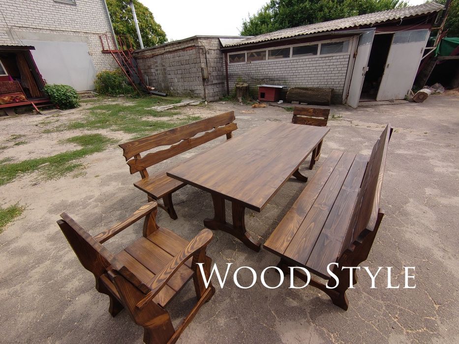 Садовая мебель . Стол . Лавочка . Кресло .