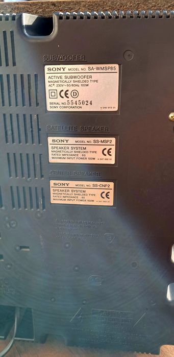 Subwoofer  marca Sony