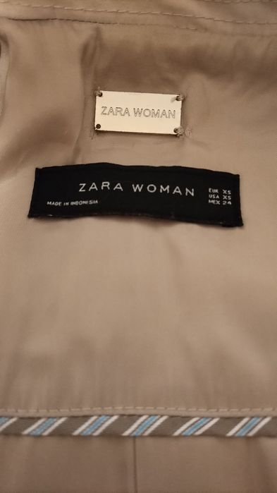 Gabardine mulher Zara XS
