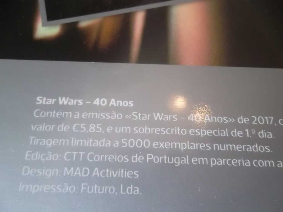 Selos STAR WARS - 40 anos - edição limitada