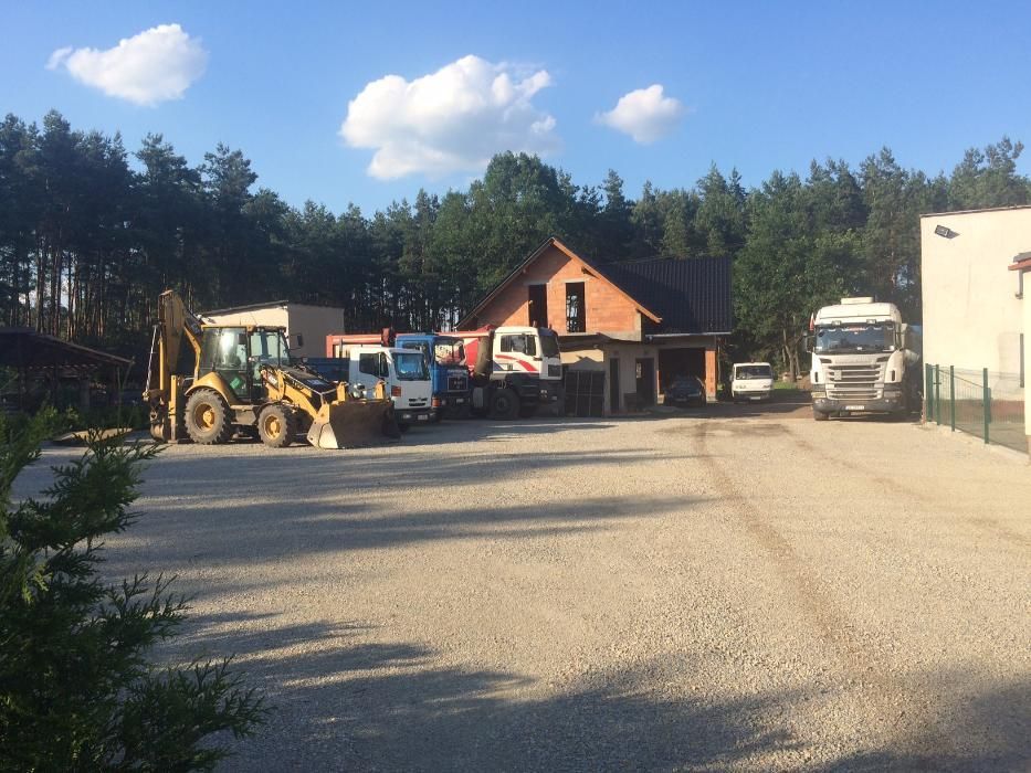 Usługi Koparko ładwarką wynajem koparek Koparka koparki wykopy kopanie