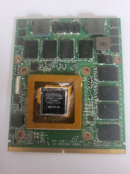 Sprzedam Karte Graficzna  Nvidia GTX 260M G92- 751-B1.