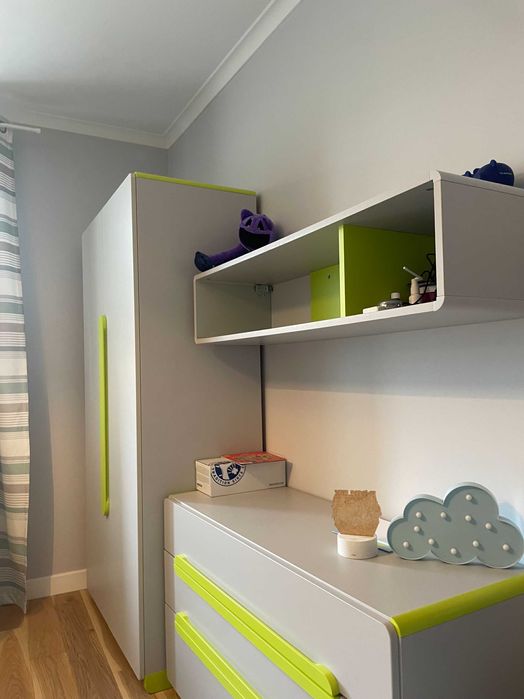 Duży zestaw Timoore, mocne solidne meble dziecięce.