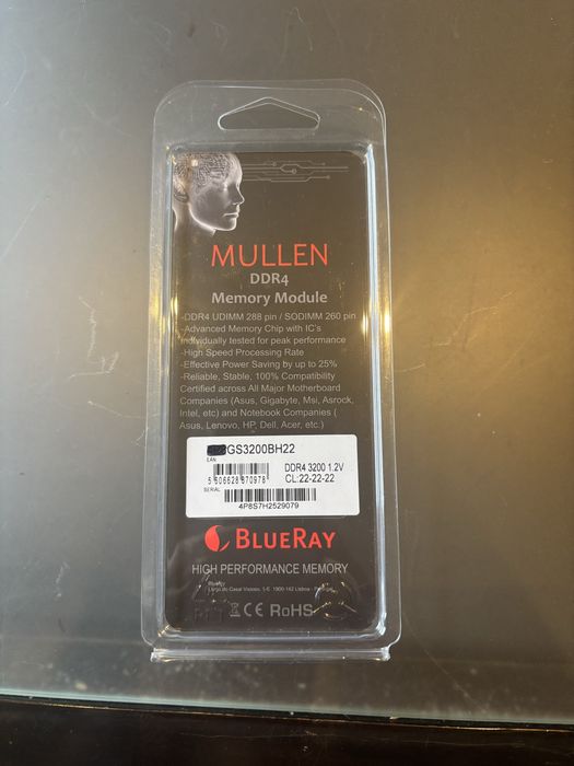 Memória RAM DDR 4 de 4GB