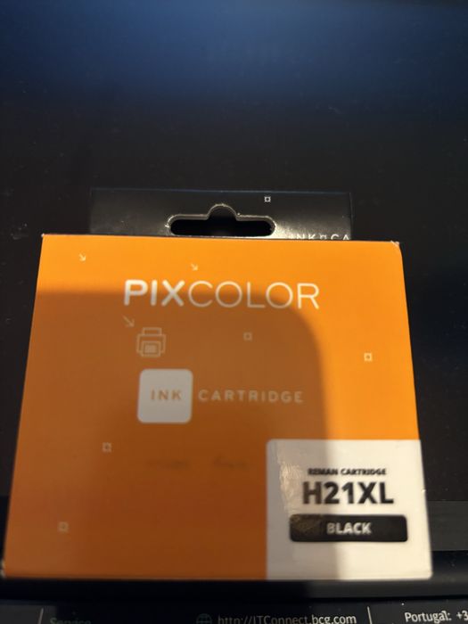 Tinteiro preto compativel HP 21XL