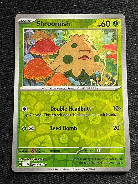 Carta Pokémon Shroomish 6/162 Temporal Forces
