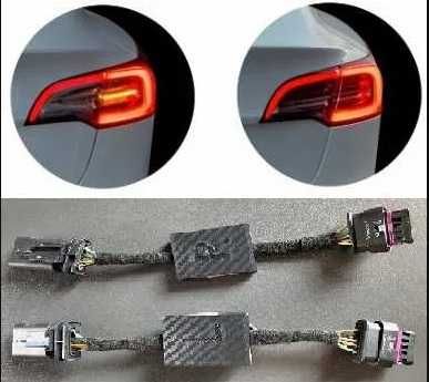 Ліхтар Tesla європа global блок підключення USA-Європа перехід 3-4 pin