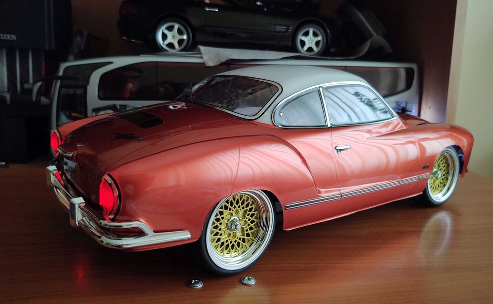 TAMIYA VW Carman Ghia RC 1/10 Fabrycznie Nowy Model ,Super Oświetlenie