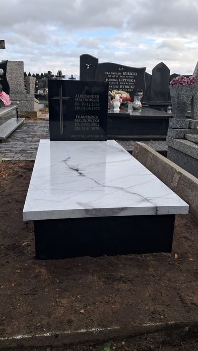 Tani Nagrobek Kompozytowy z Montażem Cały Kraj. Promocja!