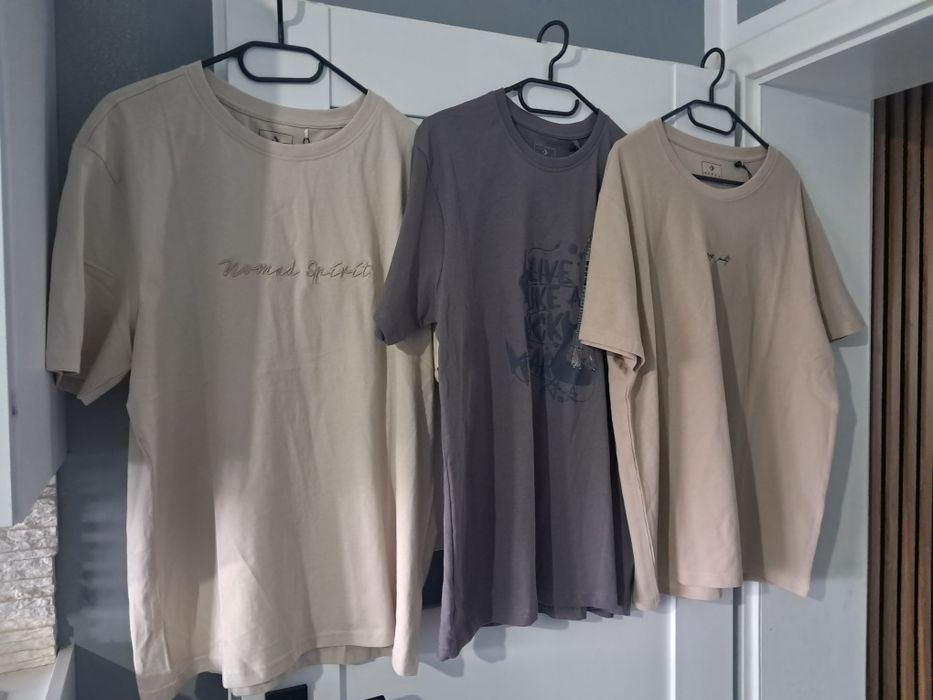 3 nowe koszulki męskie roz.XL
