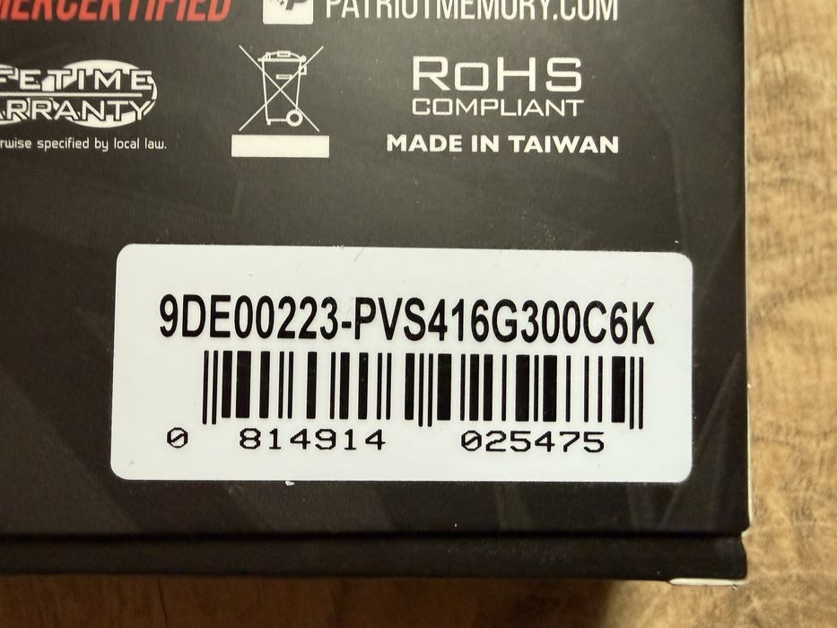 Pamięć RAM DDR4 Patriot Viper Gaming 2x8GB 3000MHz CL16