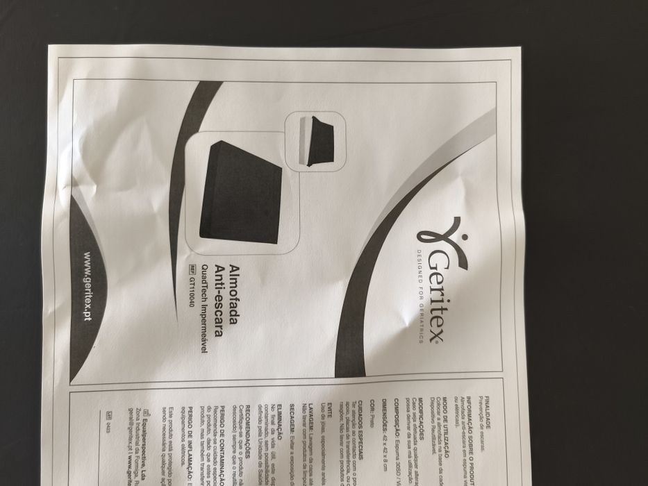 Almofada anti-escara QuadTech Impermeável