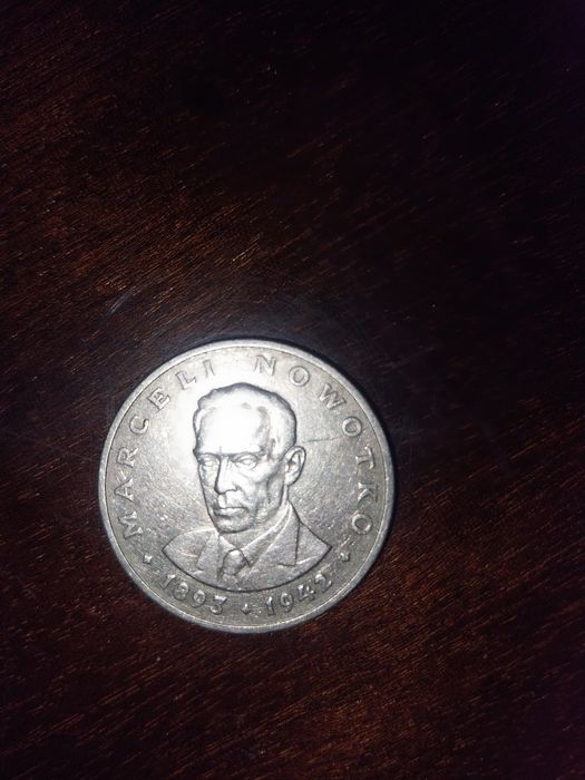 20zł Marceli Nowotko moneta bez znaku menniczego
