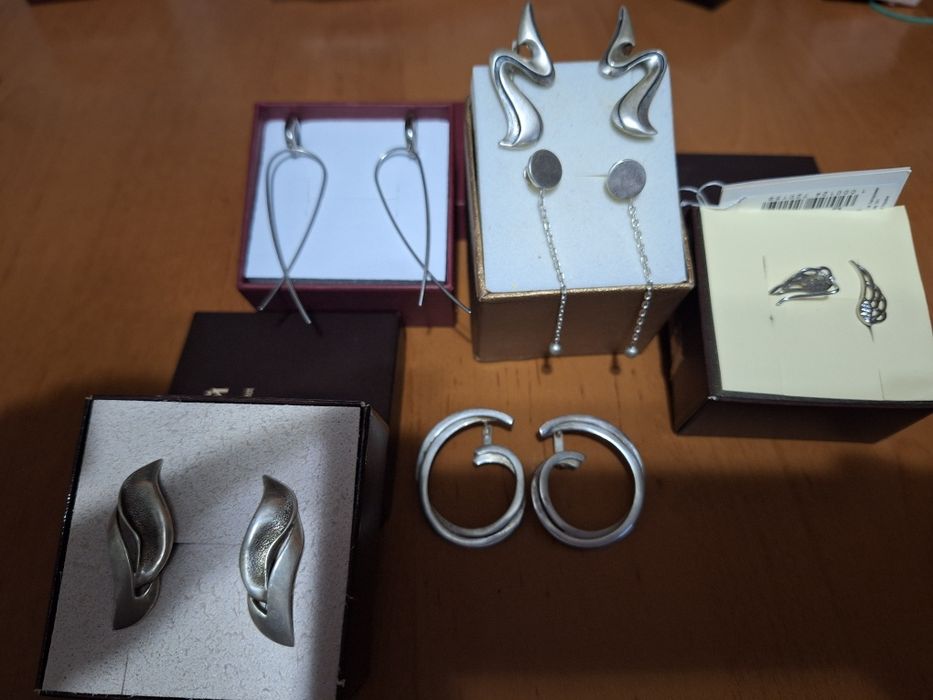 Продам срібні сережки