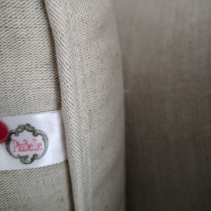 Conjunto de duas almofadas em linho escovado PiuBelle novas RESERVADO