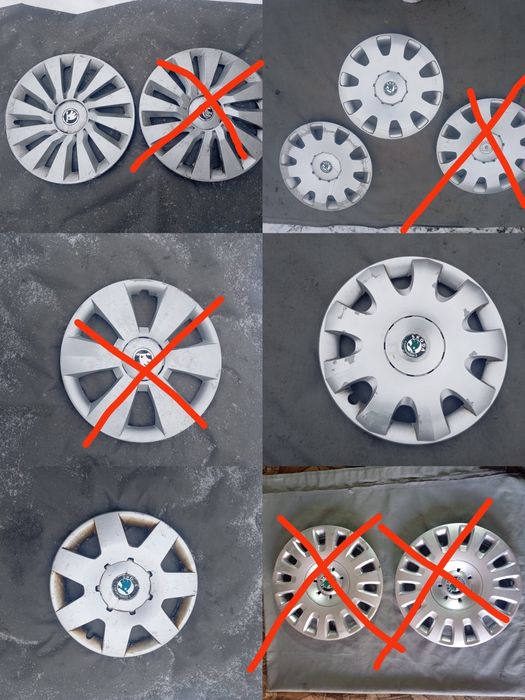 Автомобільний ковпак R 14-15-16 Skoda, Chevrolet ,Volkswagen ,Renault