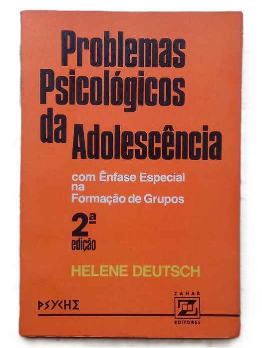 Problemas Psicológicos na Adolescência com Ênfase Especial na Formação de Grupos, de Helene Deutsch