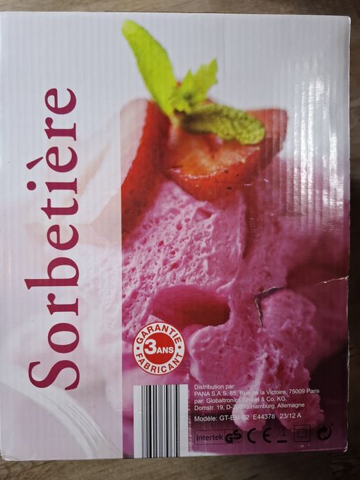 Maszyna urządzenie do sorbetów lodów