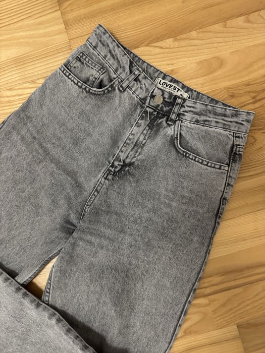 Прямі сері джинси