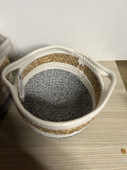 Zestaw 2 koszyków dekoracyjnych nr.6860