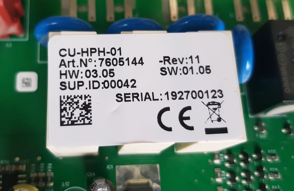 Płyta główna sterownika BDR Thermea CU-HPH-01 7‌6‌0‌5‌1‌4‌4 NOWE