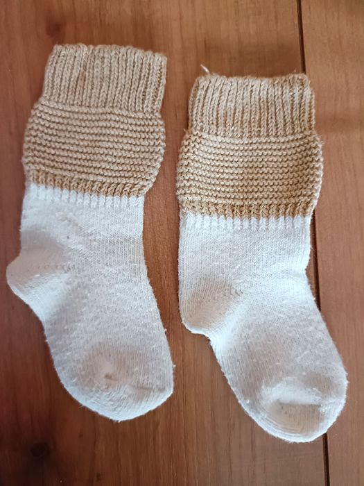 6 pares de meias bebé recém-nascido (2 polares) + 2 sapatos de Lã