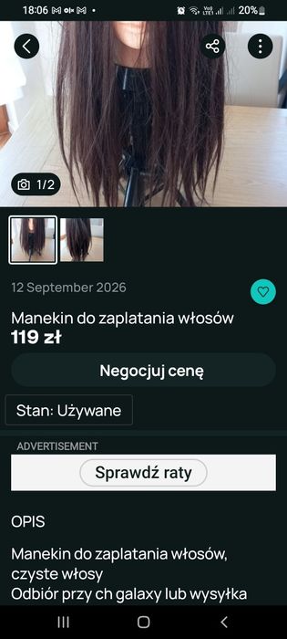 Manekin dla Tomasza