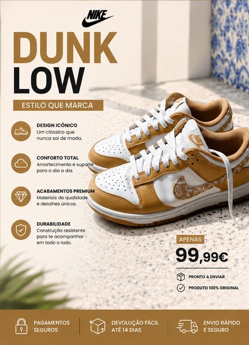 Nike Dunk low novos