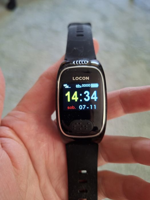 Opaska SOS Locon Zegarek Telefon GPS