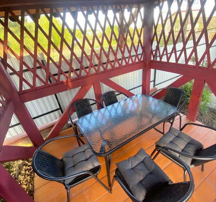 Комплект меблів для тераси, кафе Стіл і стільці для двору Стол стулья