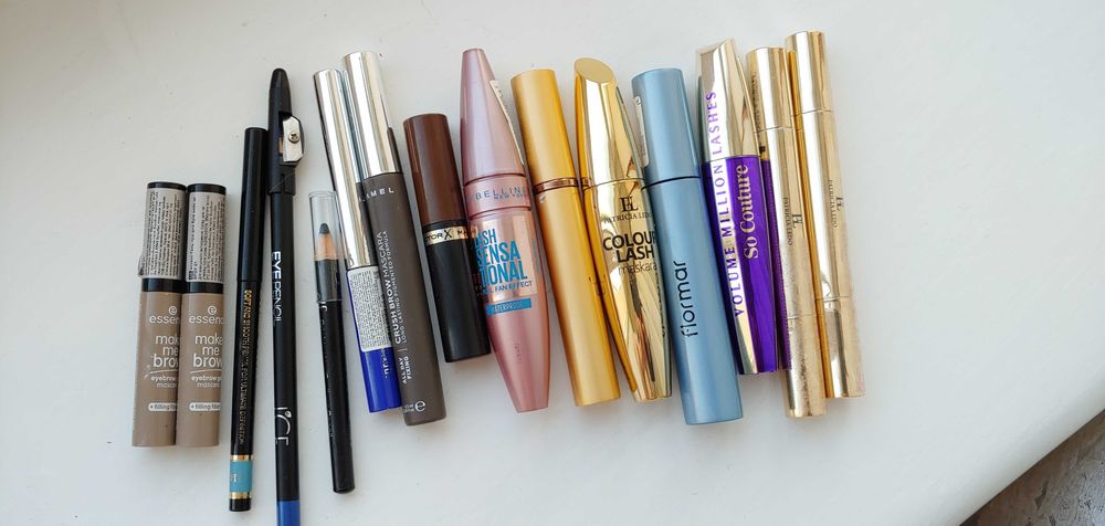 Тушь ресниц Loreal, тушь для бровей, подводка, карандаши