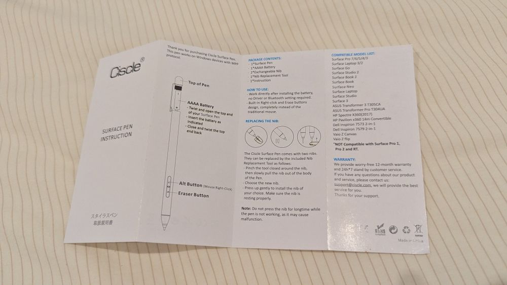 Caneta Stylus Ciscle – Como Nova