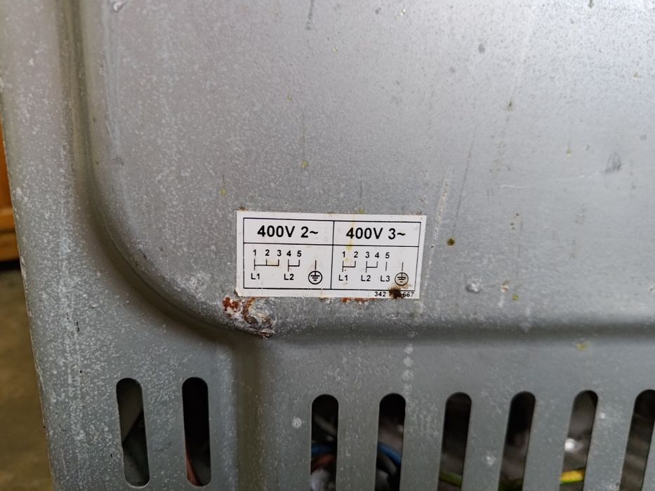 Fogão Zanussi totalmente elétrico trifásico