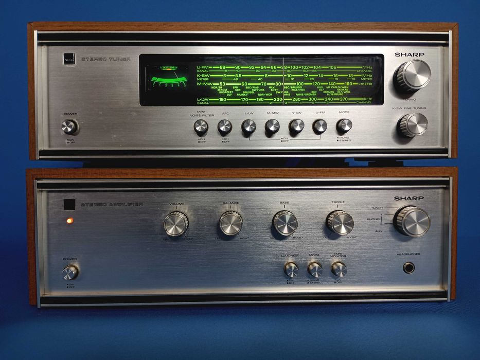 amplificador SHARP SM-510H e tuner SHARP ST-510H