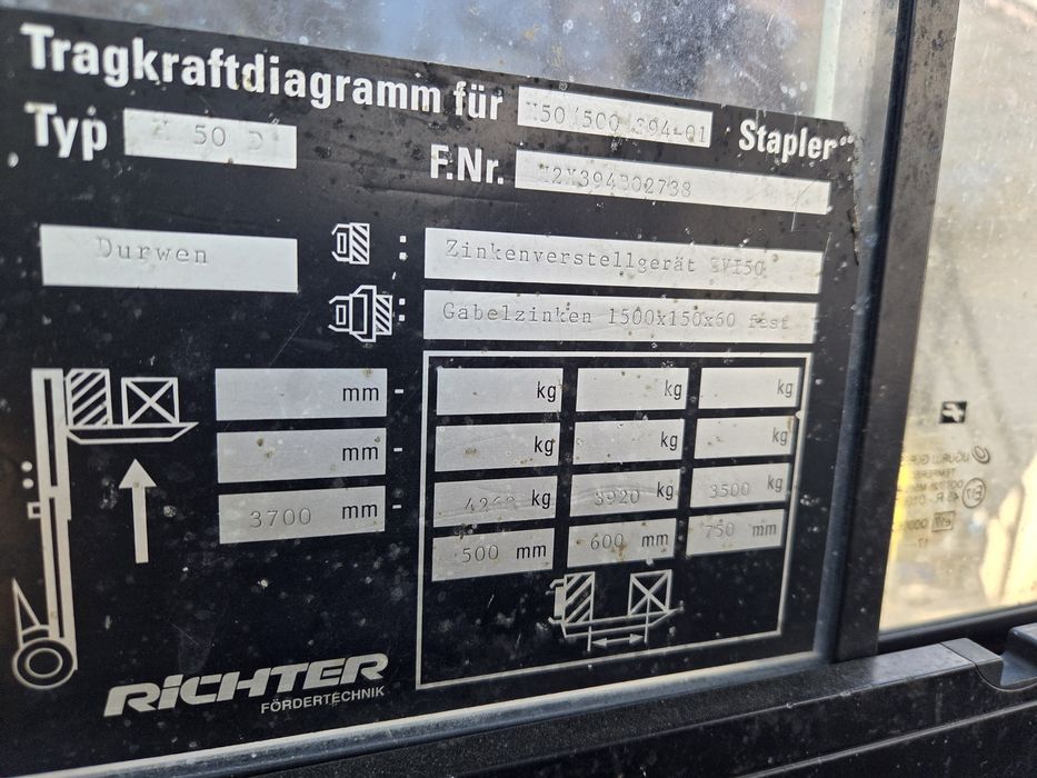 Wózek widłowy Linde H50 5t 5000kg