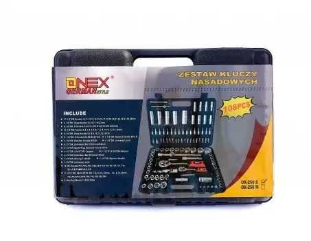 Набір торцевих ключів з тріскачками 108 од Onex OX-250S