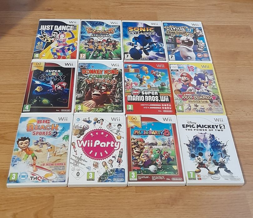 Jogos Wii Nintendo Wii/Wii U (Originais/Completos)