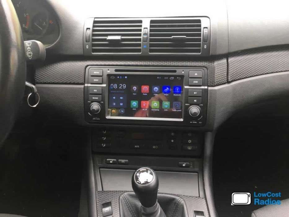 Rádio BMW E46 - IMITAR ORIGINAL • Android 15 • 2DIN Wifi GPS Serie 3