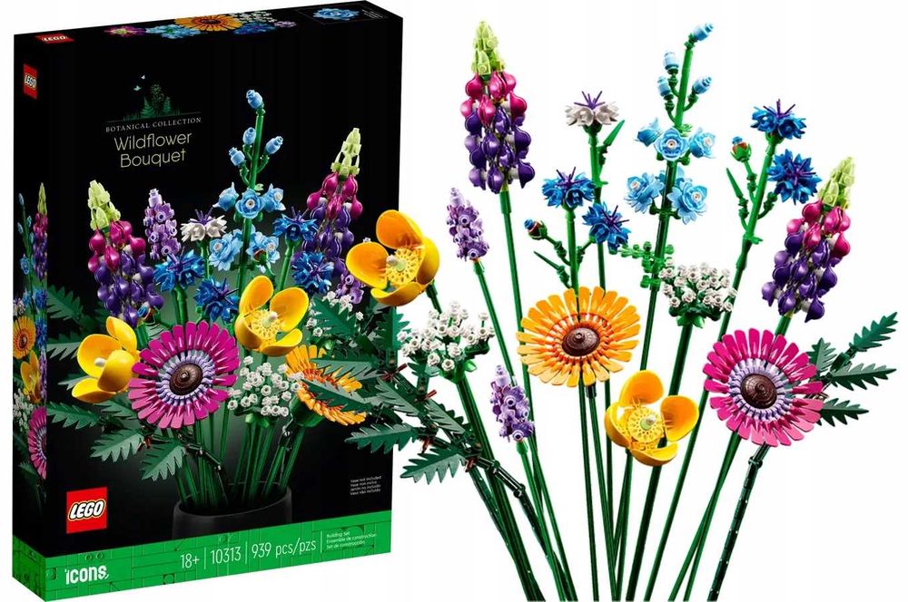 10313 - lego the botanical collection - bukiet z polnych kwiatów
