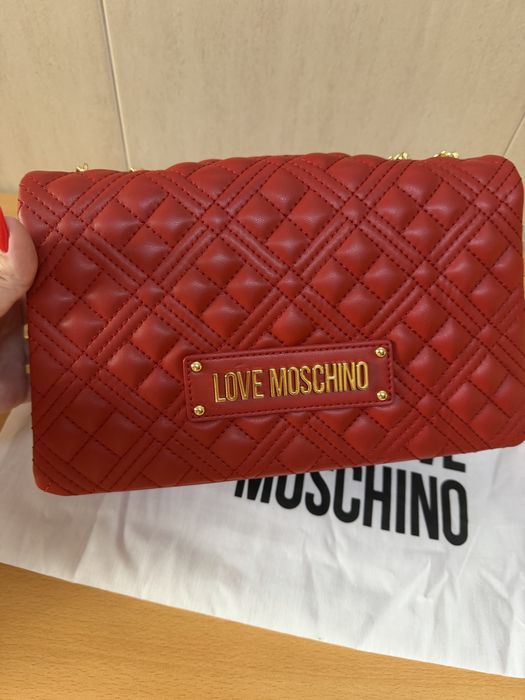 Mala Moschino Vermelha Nova