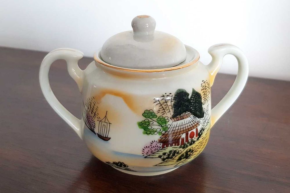 Serviço de café em porcelana chinesa