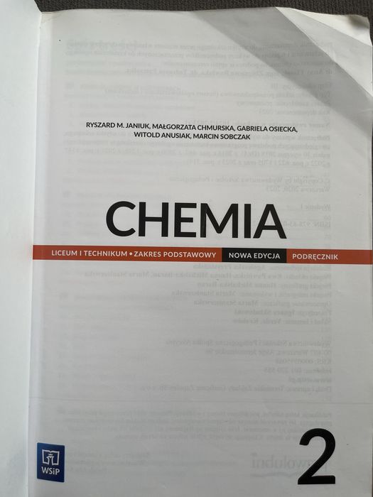 Sprzedam książkę do chemii