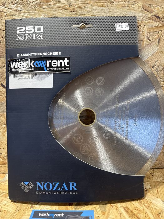 Tarcza diamentowa 250mm Nozar GRES PLUS jak Rubi Norton