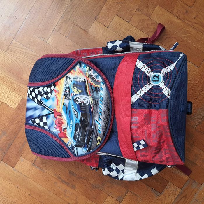 Ортопедический рюкзак Hot Crazy Car Unlimited 38Х26Х13/19 см 16л Kite
