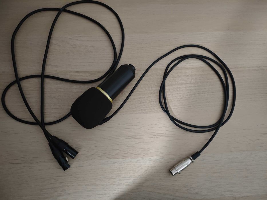 Zestaw Mikrofon + Stojak + Kable