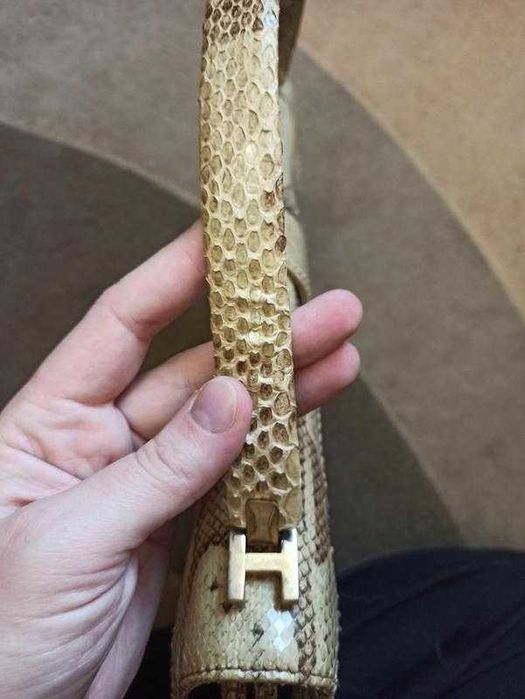 Вінтажна сумка із шкіри рептилії