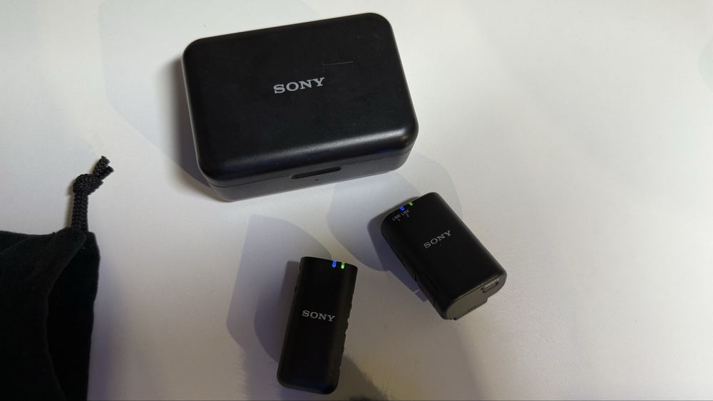 Mikrofon Sony ECM-W3 stan bardzo dobry (1szt mikrofonu) + odbiornik